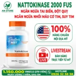 Nattokinase 2000 FUs - Thuốc Ngăn Ngừa Tai Biến & Nhồi Máu Cơ Tim Của Mỹ
