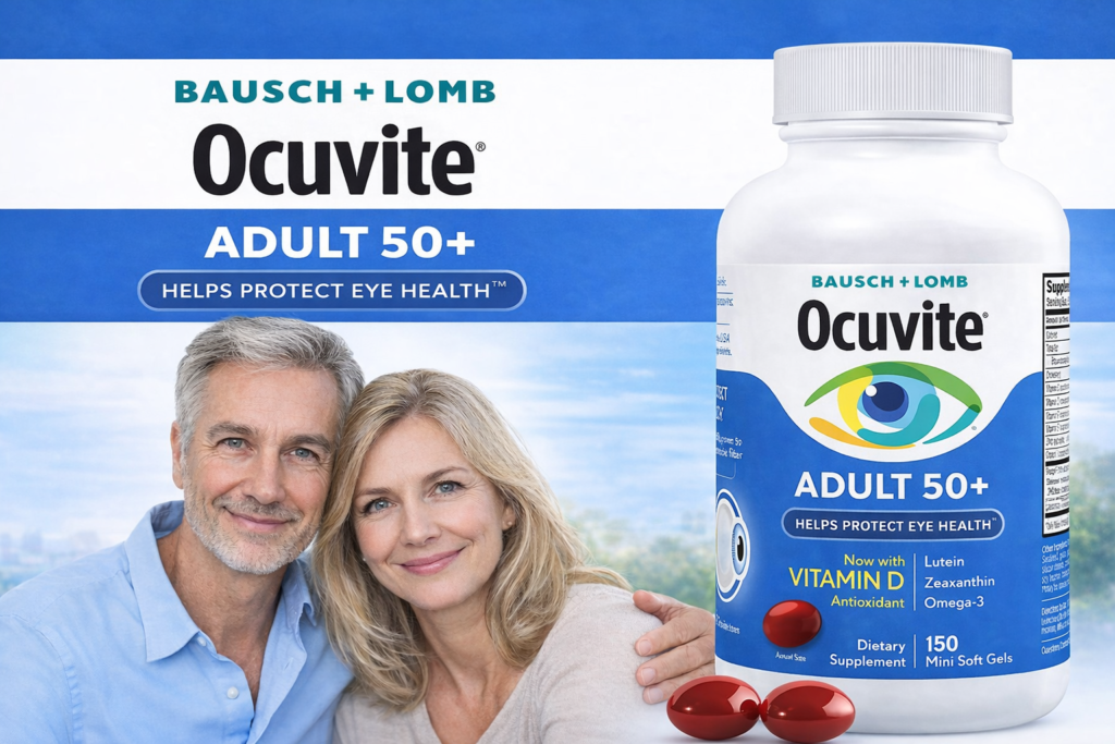 Thuốc Bổ Mắt Ocuvite Adult 50+ 150 Viên Của Mỹ