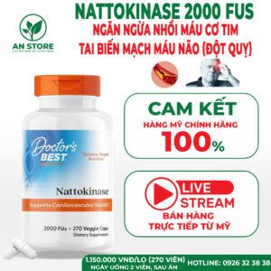 Viên Uống Ngăn Ngừa Tai Biến Nattokinase 2000 FUs Của Mỹ