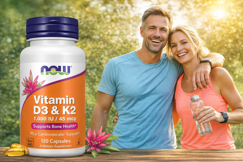 Now Vitamin D3 + K2 120 Viên Của Mỹ