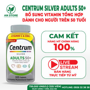Vitamin Tổng Hợp Centrum Silver Adults 50+ Của Mỹ