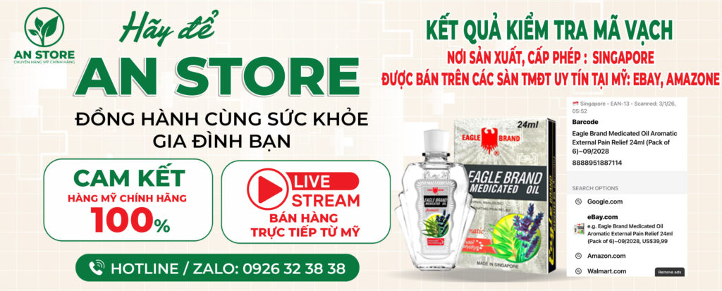 Cách Nhận Biết Sản phẩm Dầu Gió Trắng Singapore Cung Cấp Cho Thị Trường Nội Địa Mỹ