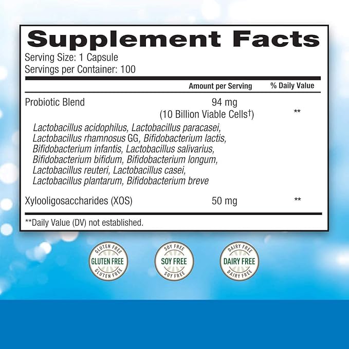 Thành Phần Men Vi Sinh Trunature Advanced Digestive Probiotic