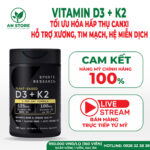 Viên Uống Bổ Sung Vitamin D3 + K2 Của Mỹ - Sports Research 160 Viên Chính Hãng