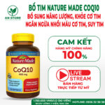 Thuốc Bổ Tim Nature Made CoQ10 400mg 90 Viên Của Mỹ, 100% Chính Hãng, Giá Tốt