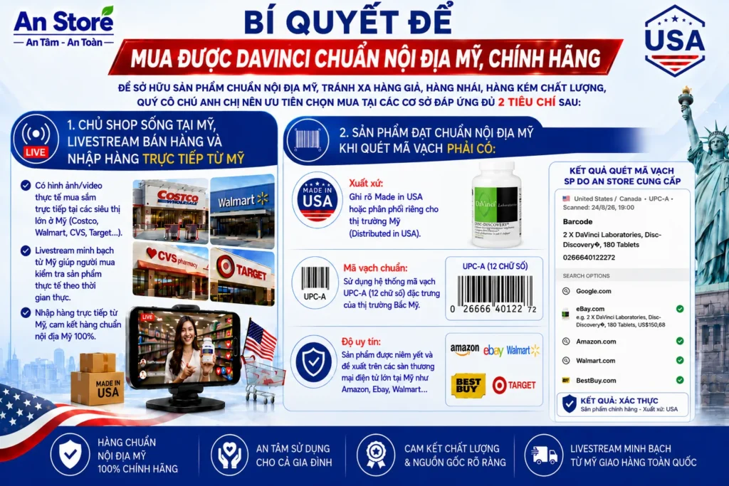 Bí Quyết Để Mua Được Hàng Chuẩn Nội Địa Mỹ, Chính Hãng