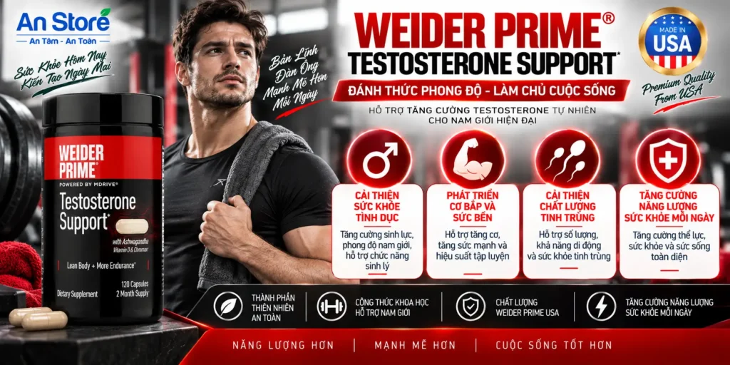 Công Dụng Viên Uống Tăng Cường Sinh Lý Nam testosterone support Của Mỹ