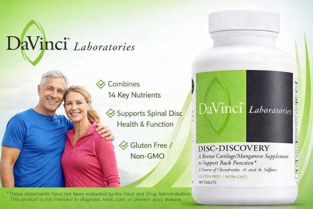 Davinci Disc Discovery 180 Viên Của Mỹ Hỗ Trợ Điều Trị Thoát Vị Đĩa Đệm Cột Sống