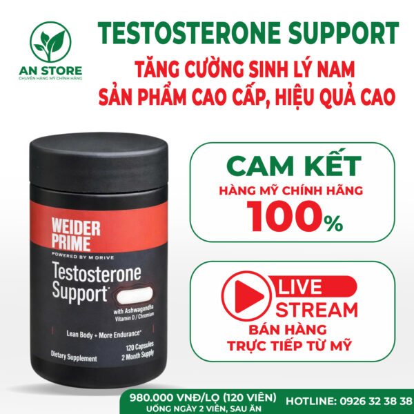 ăng Cường Sinh Lý Nam Testosterone Support Của Mỹ