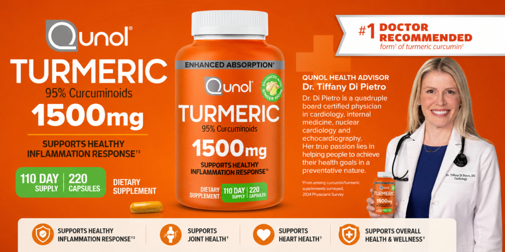 Viên Uống Tinh Chất Nghệ Qunol Turmeric 1500mg 220 Viên Chính Hãng Của Mỹ