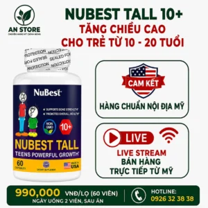 Viên Uống Tăng Chiều Cao NuBest Tall 10+ Của Mỹ