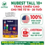 NuBest Tall 10+ - Bí Quyết Tăng Chiều Cao Tối Đa Cho Trẻ Từ 10 Tuổi Đến 20 Tuổi