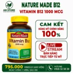 Viên Uống Nature Made Vitamin B12 1000 mcg 400 Viên Của Mỹ