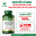 Viên Uống Magie Hữu Cơ Magnesium Glycinate 240mg Của Mỹ, 100% Chính Hãng, Giá Tốt