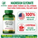 Viên Uống Magie Hữu Cơ Magnesium Glycinate 240mg Của Mỹ, 100% Chính Hãng, Giá Tốt