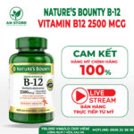 Vitamin B12 2500 mcg 300 Viên Của Mỹ, 100% Chính Hãng, Giá Tốt