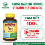 Viên Uống Nature Made Vitamin B12 1000 mcg 400 Viên Của Mỹ