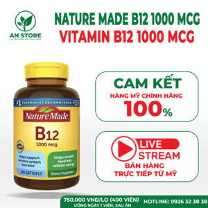 Viên Uống Vitamin B12 Của Mỹ