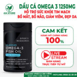 Dầu Cá Omega 3 Sports Research Của Mỹ 1250mg 90 Viên