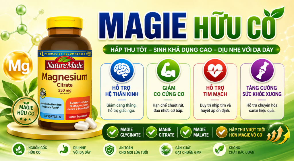 Magie Hữu Cơ: Giải Pháp Thư Giản Thần Kinh Và Cải Thiện Chất Lượng Giấc Ngủ