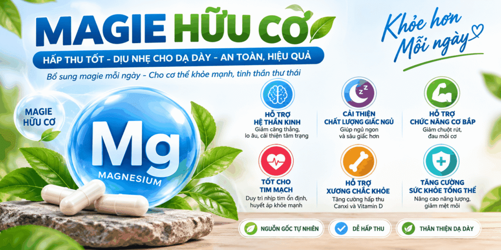 Magie Hữu Cơ: Giải Pháp Thư Giản Thần Kinh Và Cải Thiện Chất Lượng Giấc Ngủ