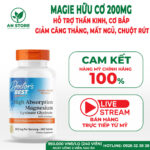 Magie Hữu Cơ Doctor’s Best Magnesium Lysinate Glycinate 200mg Của Mỹ, 100% Chính Hãng, Giá Tốt