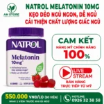 Kẹo Ngủ Natrol Melatonin 10mg Của Mỹ (Gummies 90 Viên)